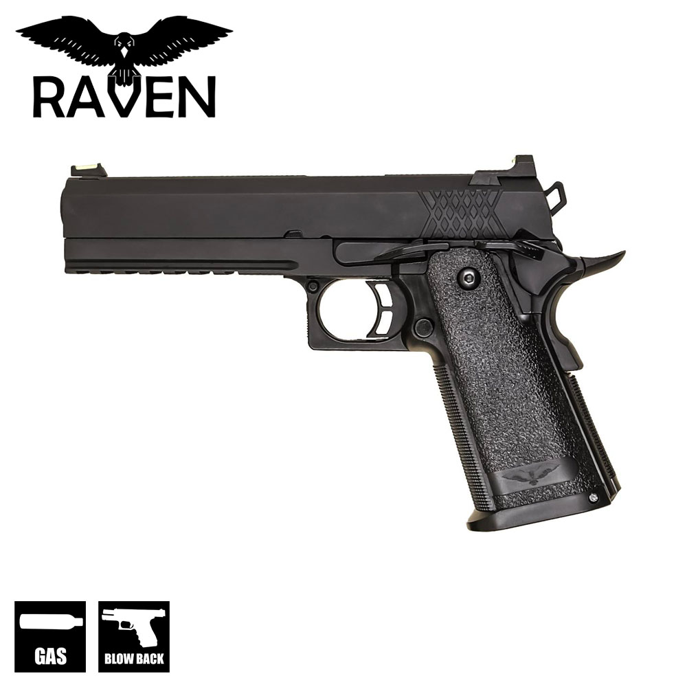 Hi-Capa 5.1 Black Pistol GBB Raven