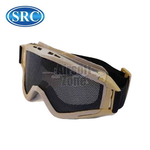Wire Mesh Goggles DL Style Tan Airsoft Zone UK