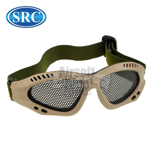 Wire Mesh Goggles Tan Airsoft Zone UK
