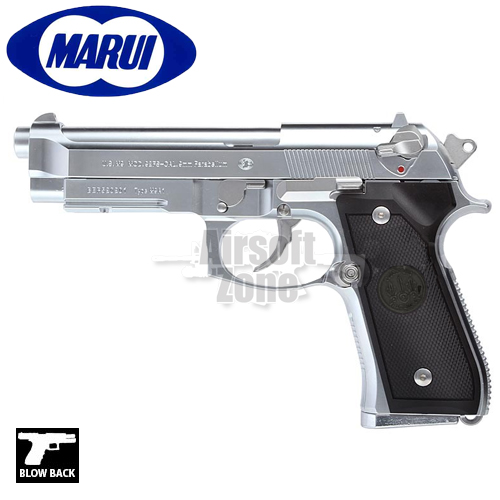 M9A1 Silver Pistol GBB Tokyo Marui - Airsoft Zone UK