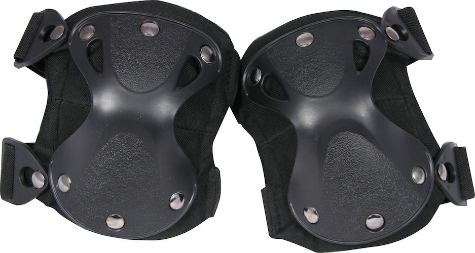 Hard Shell Knee Pads Black Viper Tactical Airsoft Zone UK