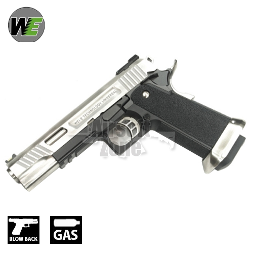 Hi Capa 5.1R Force Silver Full Metal Pistol GBB WE